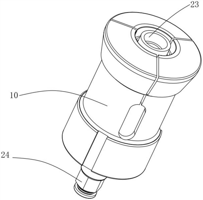 Una herramienta auxiliar para la instalación de anillos elásticos Dibujos del Resumen